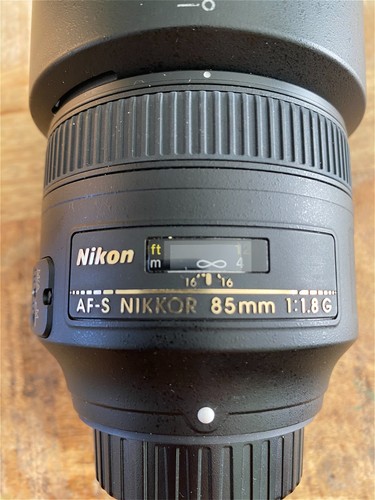 Nikon nikkor 85mm - af-s, g